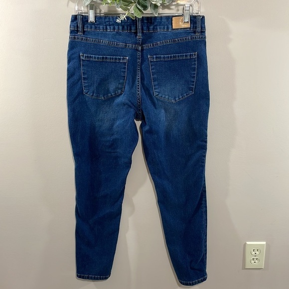 Tahari Kelly Mid Rise Skinny Denim Jeans 12/31 - Picture 4 of 16